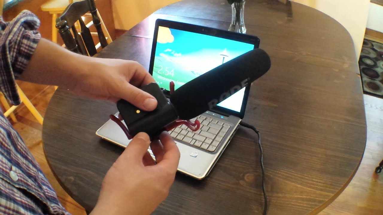 Как подключить внешний микрофон к ноутбуку