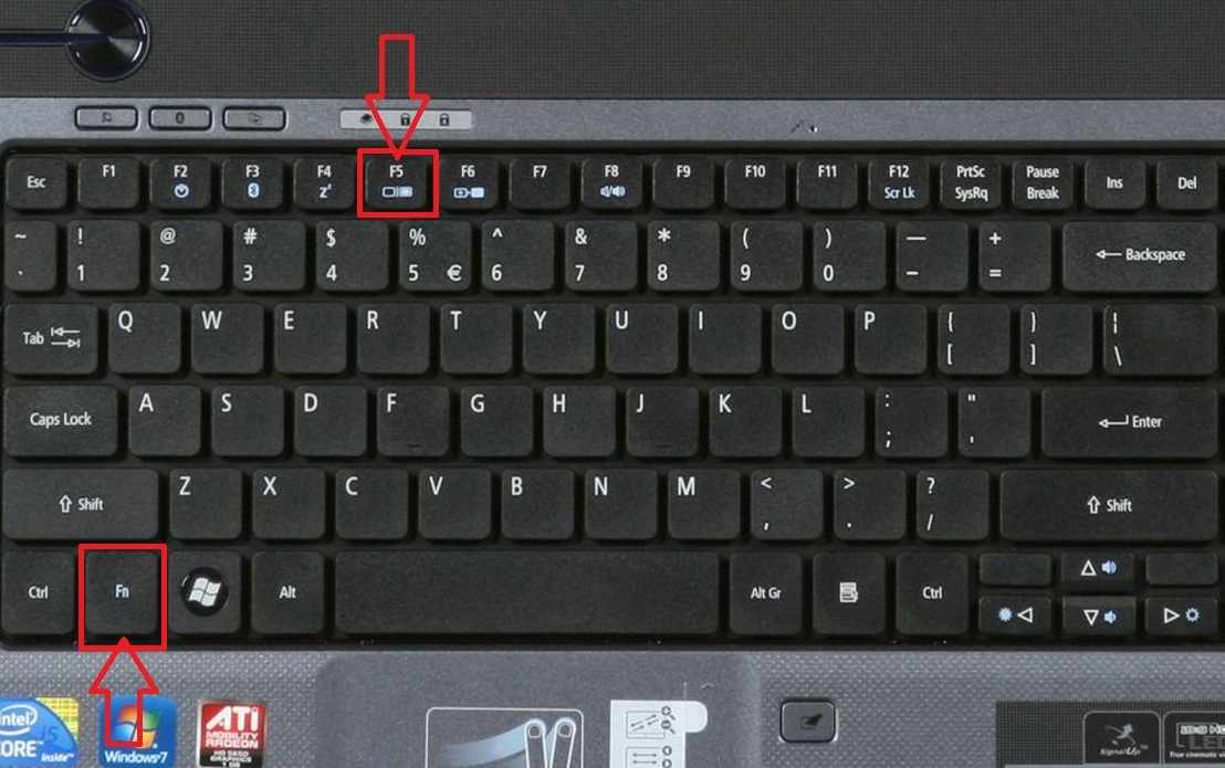 Как отключить экран на ноутбуке?