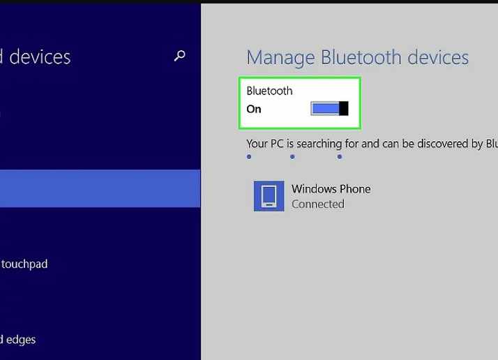 Как включить bluetooth на ноутбуке На Windows 8