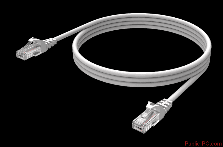 Двойной Ethernet-кабель для LAN-подключения