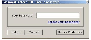 ставим пароль на папку