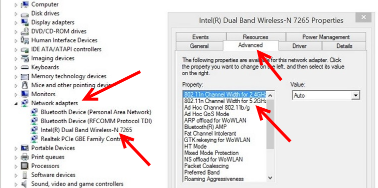 Проверка поддержки Wi-Fi 5 GHz на ноутбуке