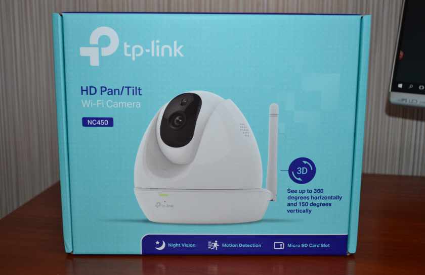 Упаковка камеры TP-Link NC450