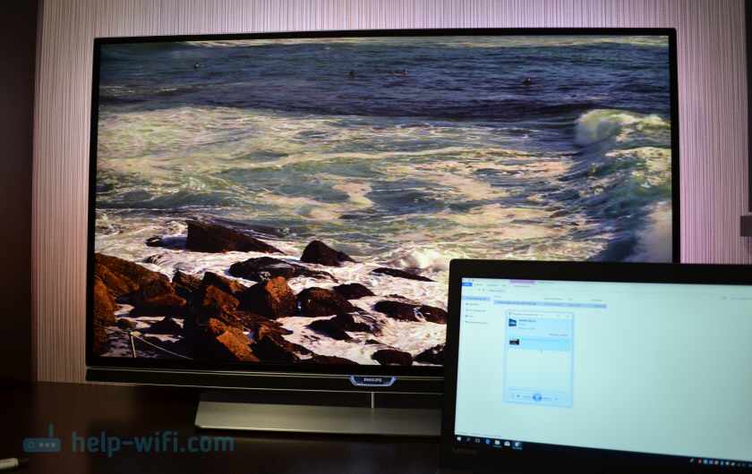 Воспроизведение фото, музыки и видео с Windows на Smart TV телевизоре