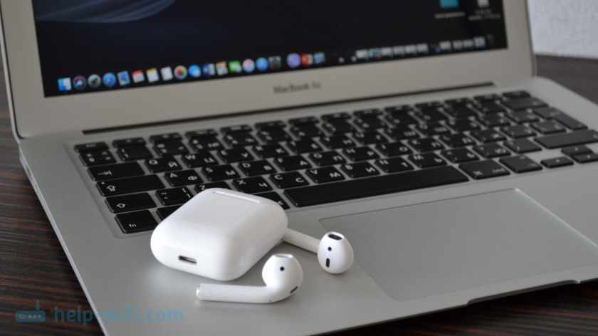 Подключение AirPods к MacBook и iMac