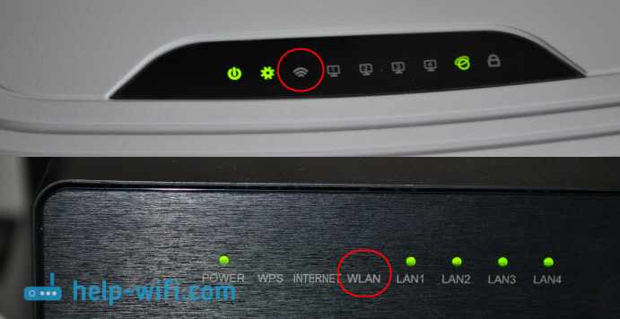 Не горит лампочка WLAN (Wi-Fi) на роутере