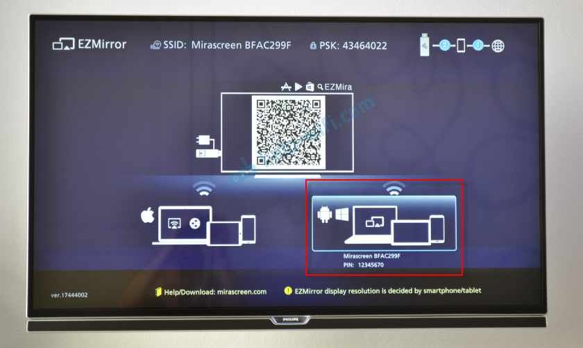 Подключение ноутбука к телевизору через MiraScreen/AnyCast